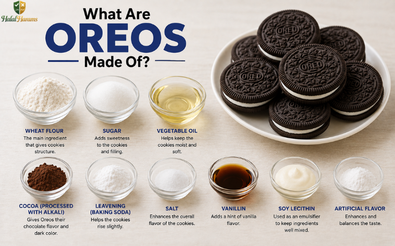 What Are Oreos Made Of Infographic