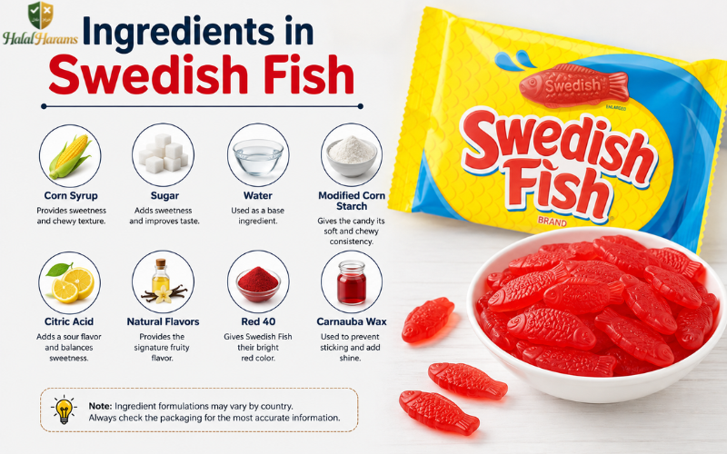 Ingredients in Swedish Fish