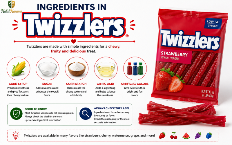 Ingredients in Twizzlers Infographic
