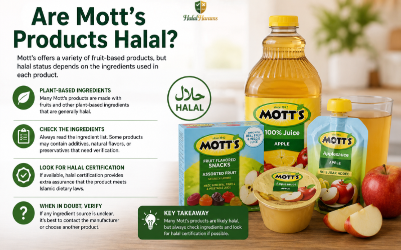 Are Mott’s Halal