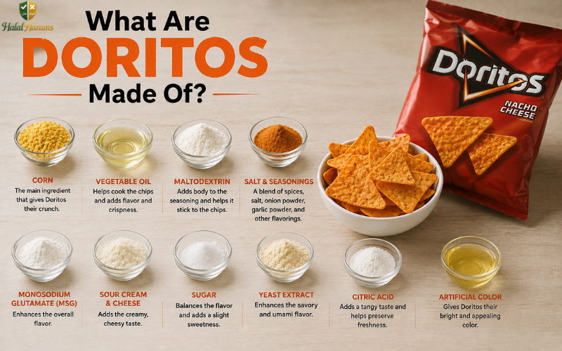 What Are Doritos Made Of Infographic