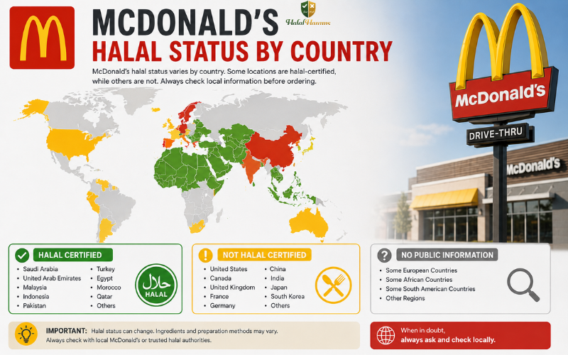 McDonald’s Halal Status by Country