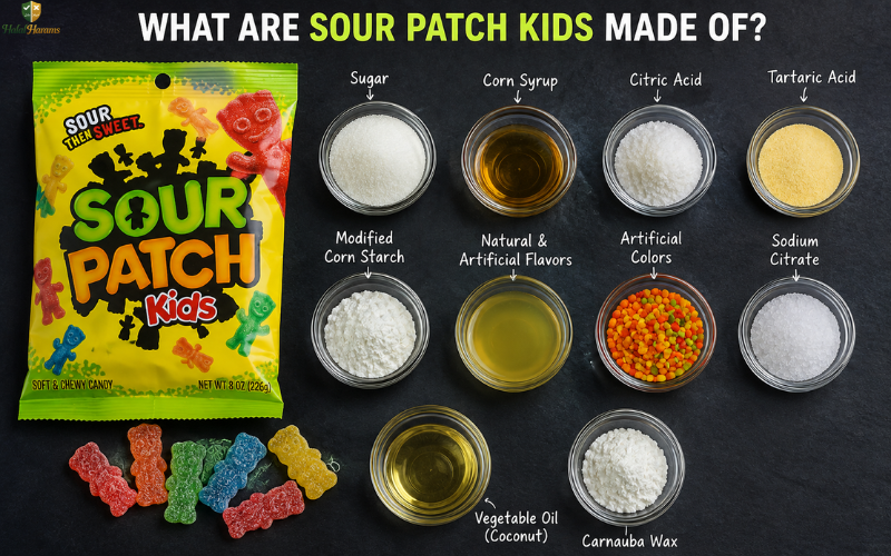 What Are Sour Patch Kids Made Of Infographic