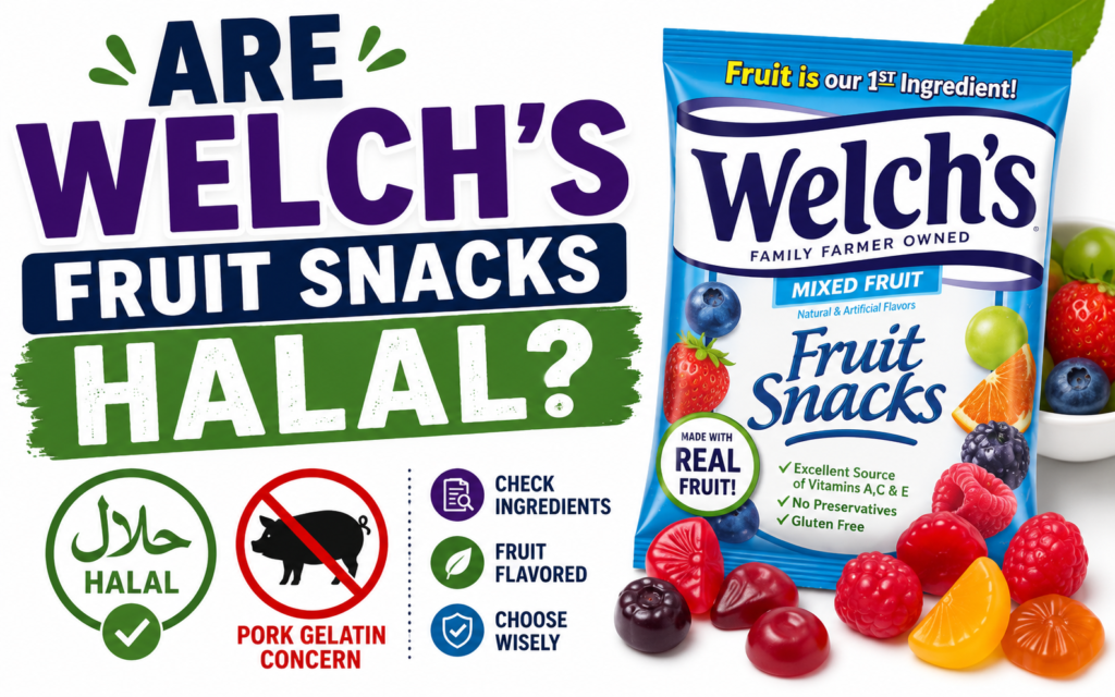 Are Welch's Fruit Snacks Halal
